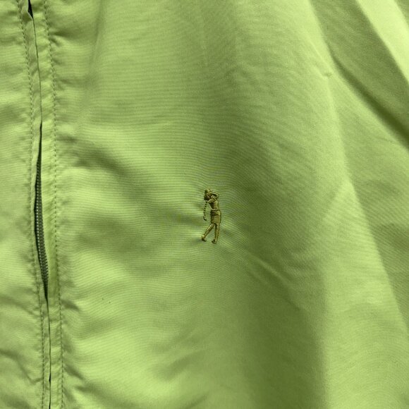 IZOD Women's Activewear Jacket Tennis Golf Outdoor, Green, 3/4 Zip, Size M - Picture 2 of 9